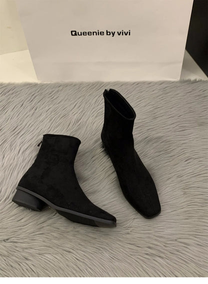 Women's Boots Autumn Luxury Elegant Casual Short Shoes Women's Low Heel Comfortable Short Outdoor Hiking Shoes for Women