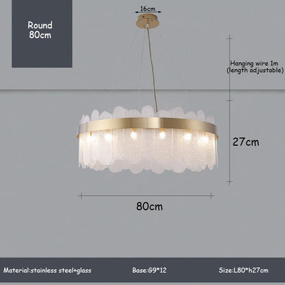 Modern Luxury Lustre Crystal Chandelier Living Room Ceiling Lights Dining Room LED Chandeliers Villa Gold Crystal Pendant Lamp