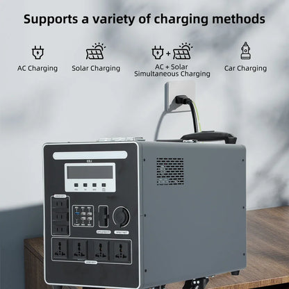 Factory 5kw Camping Tragbare Power Station Lifepo4 Battery Portable Solar Generator Industry Waterproof Powerstation 5000w