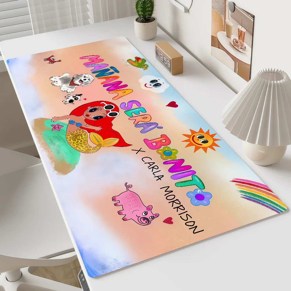 Mouse Pad MousePad Non-slip Lockedge Office Student Gaming Thickened K-Karol G Large Singer Writing Pad Cushion