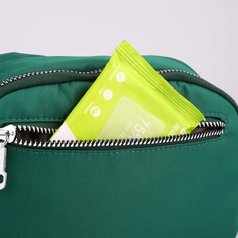 Fashion Nylon Shoulder Bags For Women Waterproof Shell Crossbody Bag Fashion Solid Color Messenger Handbags Shopping Purse