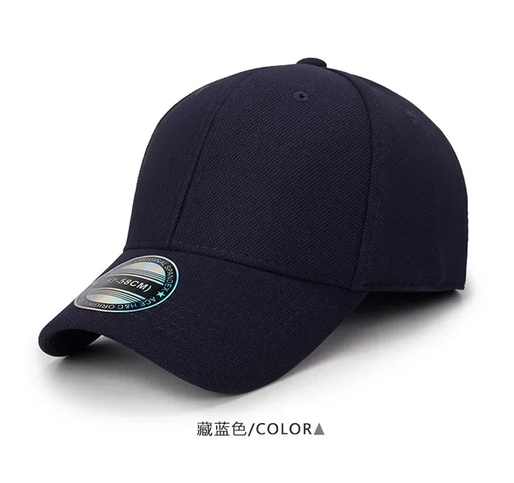 Back Closed Baseball Caps Full Closure Snapback Hats Hip Hop Hat for Men Women58-60cm Dad Hats Cap Kids Adults