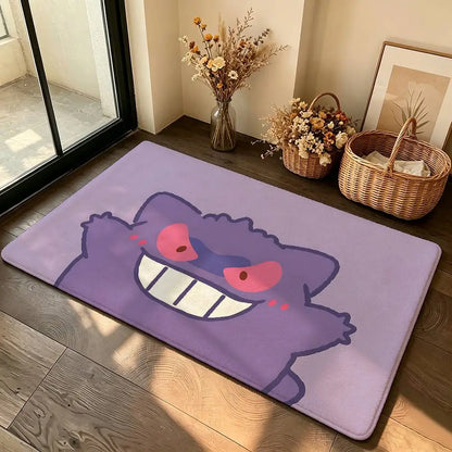 Anime Cute G-Gengar Carpet Bathroom Anti-slip Mat Door Mat Home Decoration Mat Entrance Door Mat Scratch-resistant Door Mat