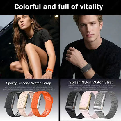 2026 new ECG fashionable screenless smart bracelet,health monitoring，multiple exercise modes, step counting, Valentine'sDay gift