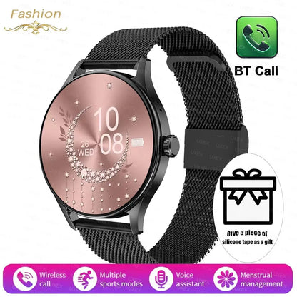 2026 New Smart Watch Women Men Bluetooth Call Sports Fitness Watches Heart Rate Health Monitor Smartwatch Ladies For Android iOS