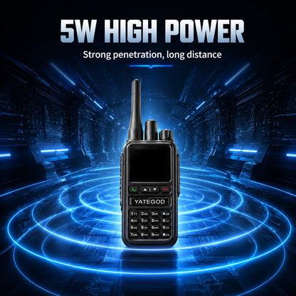 GM10 POC 4G Network GPS 100KM Dual-Mode Walkie-Talkie Global Intercom 5000KM Radio