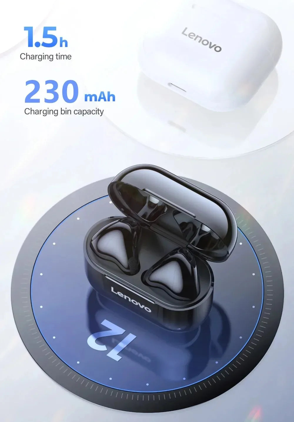 LP40 NEW Bluetooth V5.0 Earphones Anti-sweat Lightweight Headphones Compatible With Smart Phone Laptop Computer Earbuds