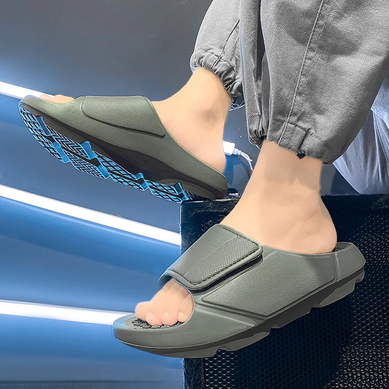 Outdoor Sandals Beach Casual Shoes New Summer Men Massage Slippers Sides Indoor Soft Sole Slides Men Flip-flops Men's Footwear