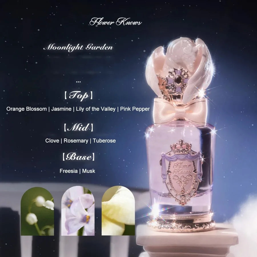 Flower Knows Knight Unicorn Collection Makeup Gift Set Perfumes Lipstick Blush Cloud Setting Powder Eye Shadow Cosmetics Kit
