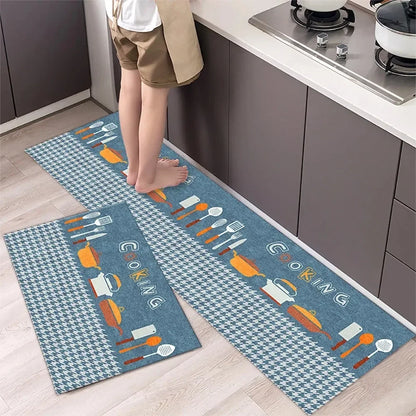 Non-slip Kitchen Carpets for Living Room Long Area Rug Kitchen Floor Mat Carpets Entrance Door Mat Hom