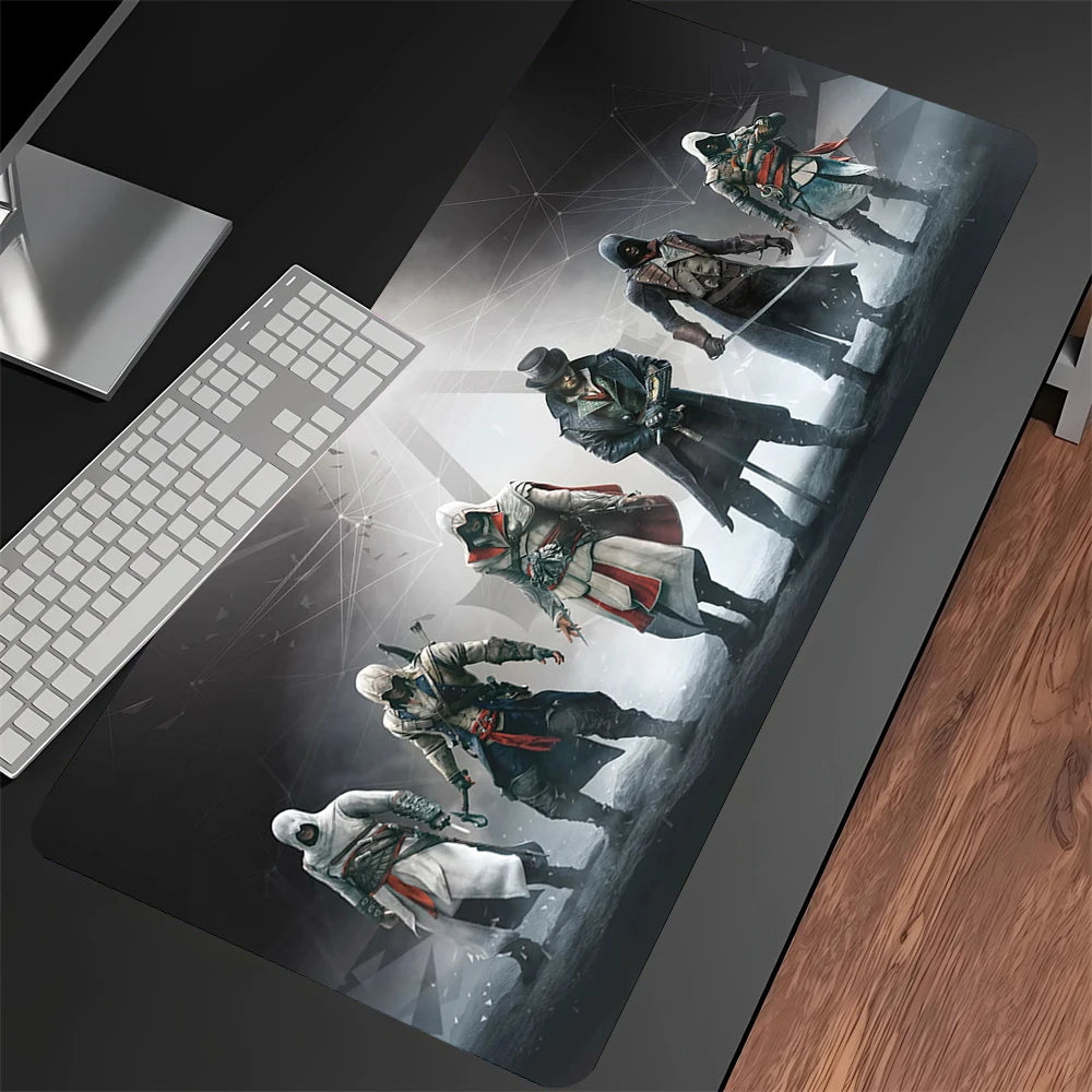 Game Assassin s Creed Mouse Pad Cartoon Lockedge Large Gaming Pad Computer Gamer Keyboard Mat Non-slip Mousepad PC Big Desk Mats
