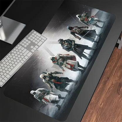 Game Assassin s Creed Mouse Pad Cartoon Lockedge Large Gaming Pad Computer Gamer Keyboard Mat Non-slip Mousepad PC Big Desk Mats