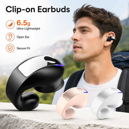 Clip On GD28 Bluetooth Earphones With No In Ear Design Single Ear Hanging Style For Business And Sports Bluetooth Earphones
