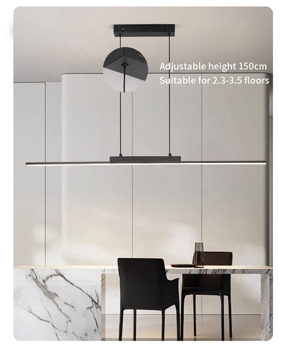 Pendant Lights Modern Simple Dining Room Lights For Kitchen Long Chandelier Living Room Pendant Lamp Home Decoration Lighting