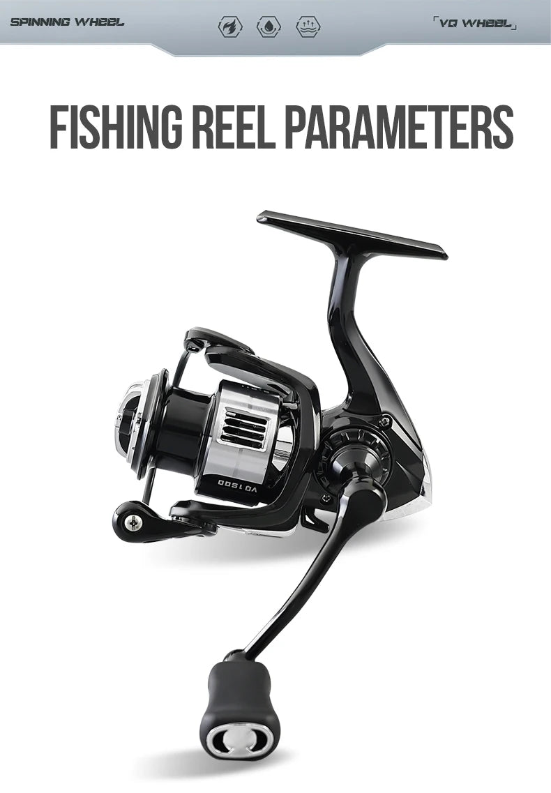 TAIYU High Quality Lightweight Spinning Fishing Reel 13+1 Bearing 5.2:1 Speed Ratio Universal Spinning Reel For All Water Areas