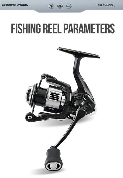 TAIYU High Quality Lightweight Spinning Fishing Reel 13+1 Bearing 5.2:1 Speed Ratio Universal Spinning Reel For All Water Areas