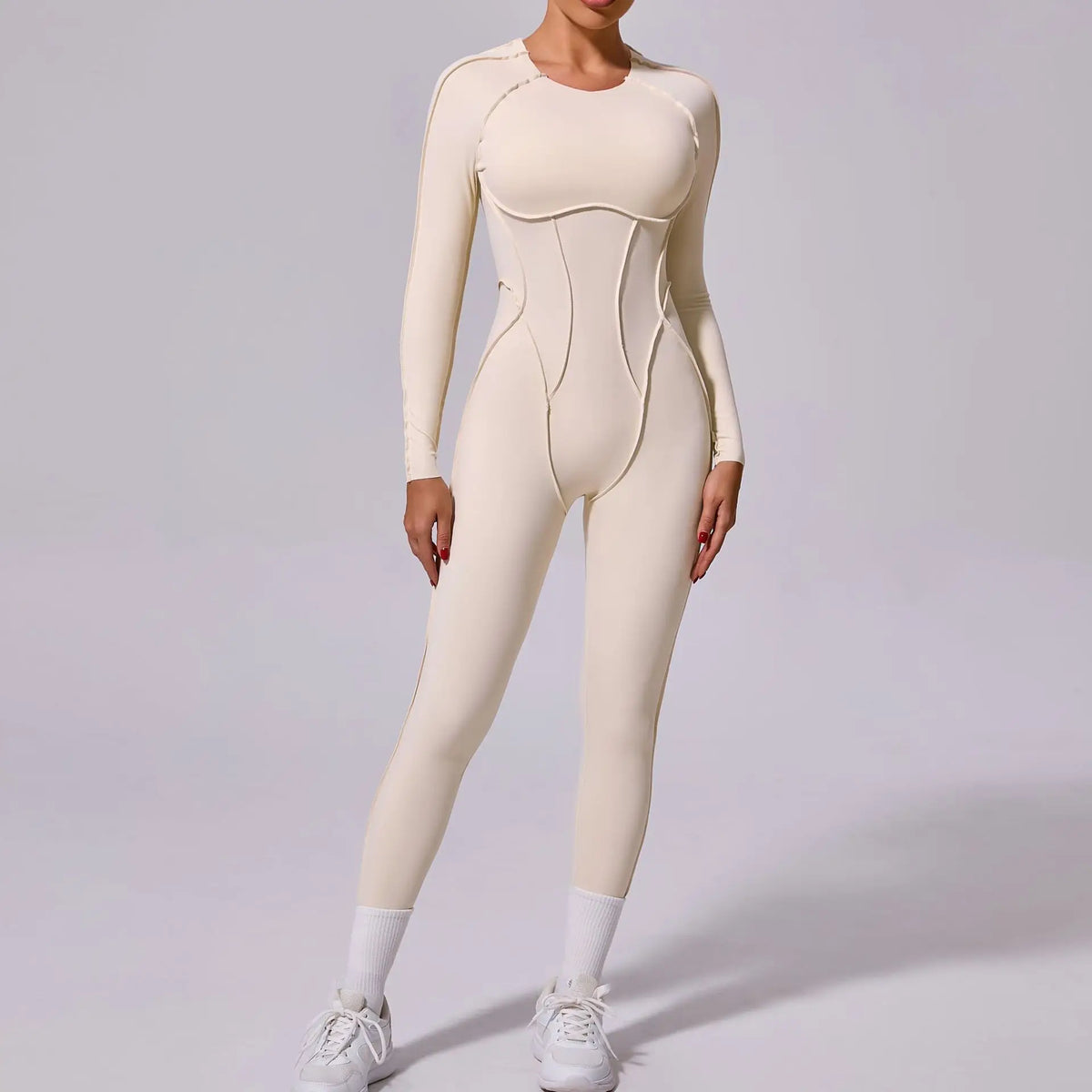 New Autumn/Winter Women's One-piece Yoga Jumpsuit leggings Long-sleeved Sexy Backless Slim Fit Sports Outfit