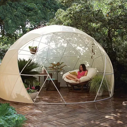 Geodesic Dome Tent Transparent Bubble Camping Tent Luxury Outdoor Resort Garden Customized