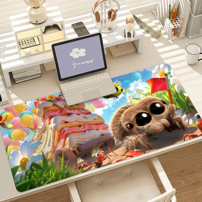 Cartoon L-Lucas The S-Spider Mouse Pad Anti Slip Rubber Edge Locked Thickened Laptop Gaming Desk Mat