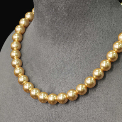 WUIHA Vintage 100% 925 Sterling Silver 12 MM Pearls Gemstone Cocktail Party Wedding Engagement Pendant Necklace Fine Jewelry
