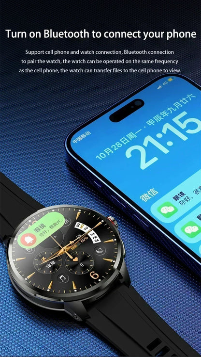 H99 Smart Watch Android Watches Amoled Smartwatch With 190° Rotary Camera Google Play Store 1.95 inch Amoled Screen