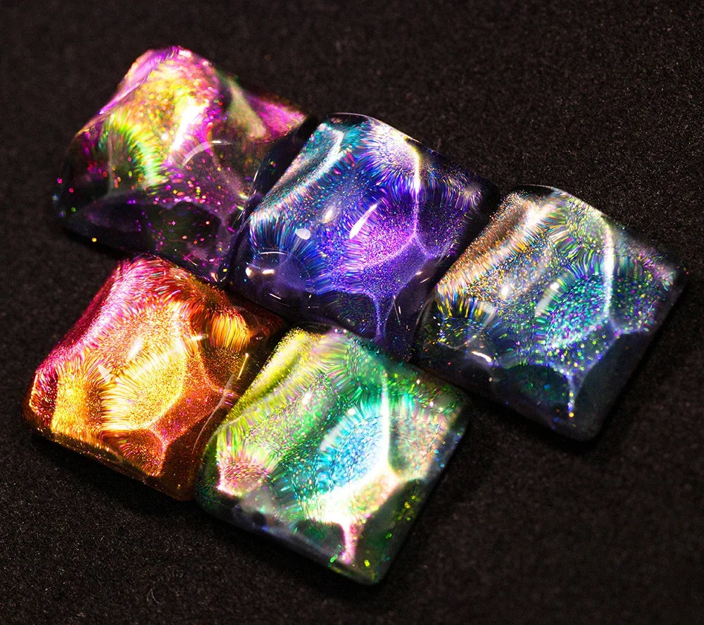 AWStorG 7.5ml Starlit Chameleon Cat Magnetic Gel Nail Polish Double Colors Semi Permanent UV Gel Varnish Need Black Base