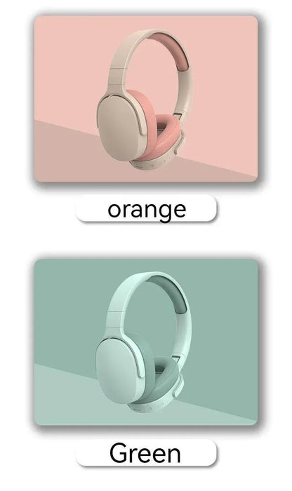 Hot Wireless Bluetooth Headphones Over Ear Hifi Stereo Headset True Sports Earphones TF AUX Music Player with HD Mic