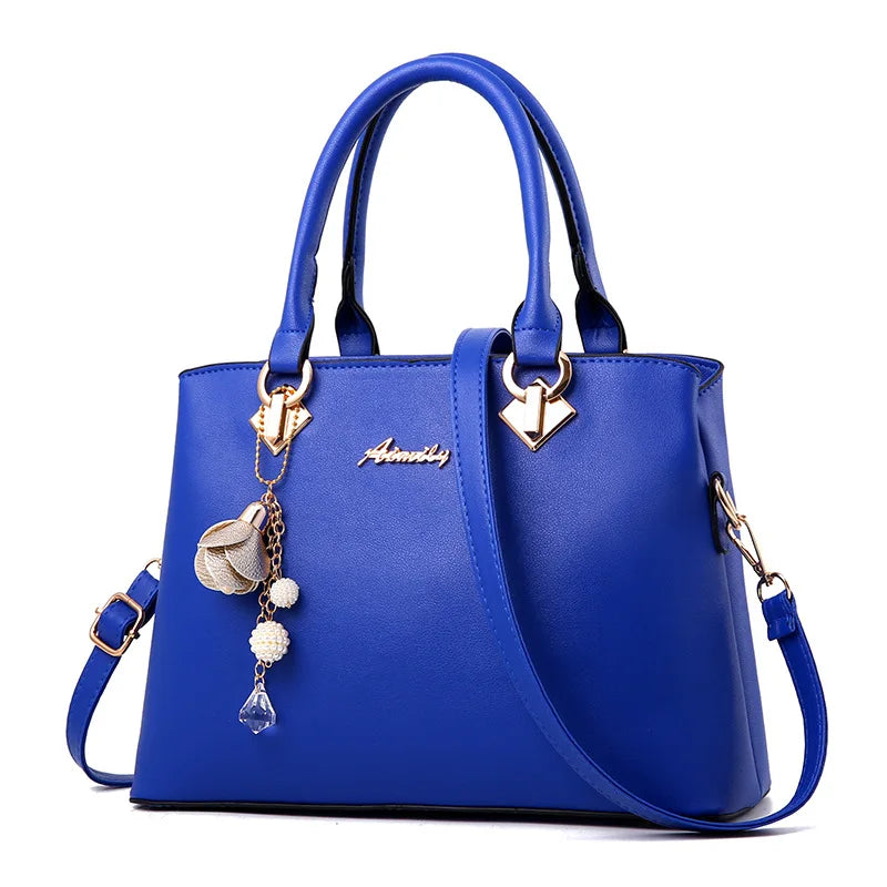 Luxury Handbags Women Bags Designer High-quality Leather Shoulder Bags for Women 2025 Casual Solid Color Purse and Handbags Sac