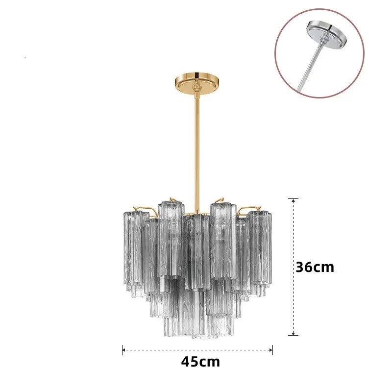 French Style Artistic Chandelier Medieval Colored Glass Retro Lighting for Living Room Dining Room Bedroom Villa Staircase Home