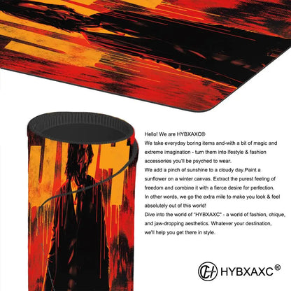 John Wick Mousepad Non-slip Lockedge Office Student Gaming Thickened Large Writing Pad Cushion 100x50