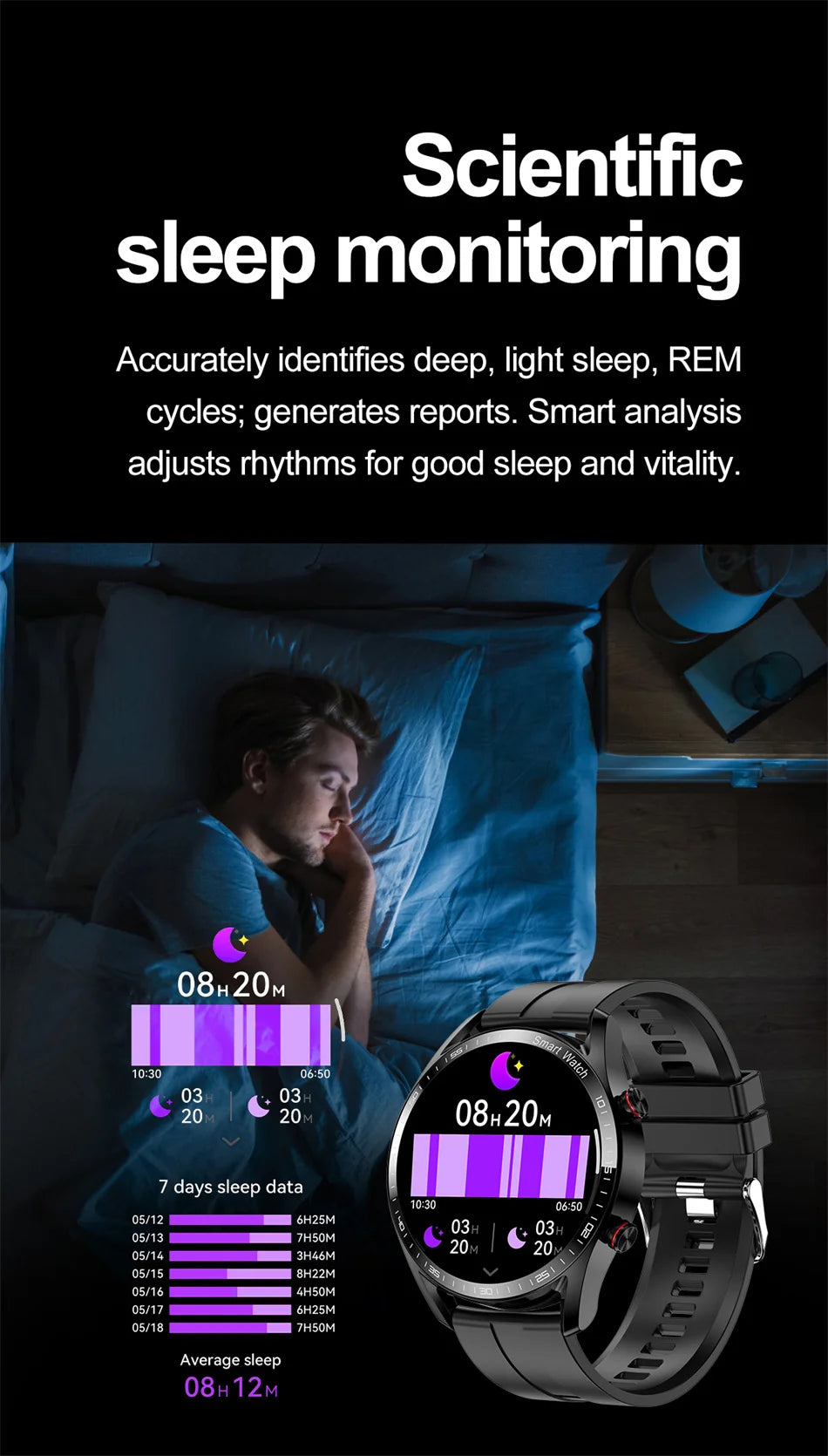 2025 New Business Smart Watch Men Bluetooth Call 1.53-inch AMOLED HD Display Multi-Sport Modes Heart Rate Monitor Smartwatch Man