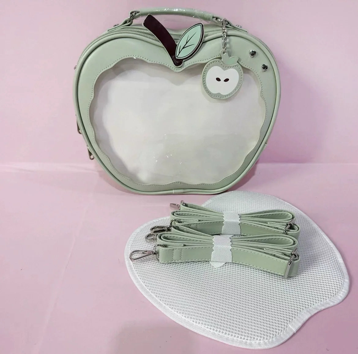 Kawaii Ita Backpack Creative Apple Women's Ita Bag Original Cute Five Pointed Star Street Fashion Harajuku Girl Crossbody Bags