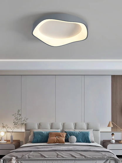 Modern LED Ceiling Lights Minimalist Black White Acrylic Lamp for Bedroom Study Living Room Hallway Entryway Lighting Fixtures