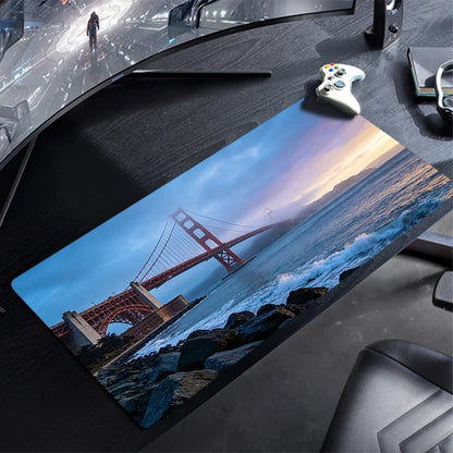 Mouse pad beautiful scenery Professional E-sports gamers speed pc Gaming Rubber keyboard notbook desk mat mousepad 800X300