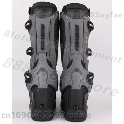 SCOYCO MBM004 Motorcycle Protective Boots Anti-drop Motocross Boots Anti-Slip All-Terrain Grip Motobike Waterproof Shoes