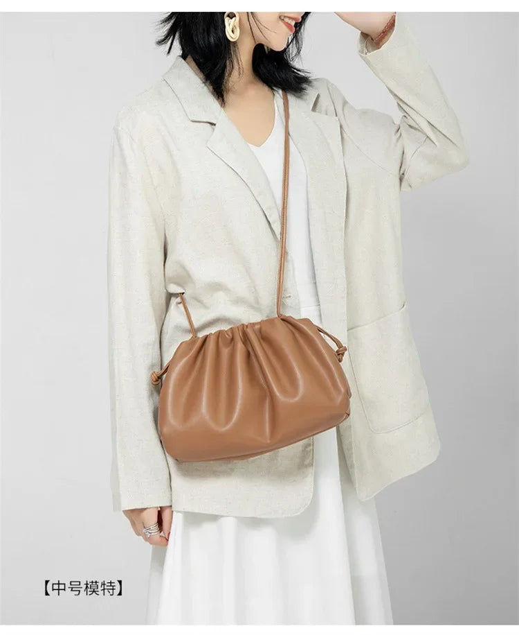 Designer Soft Pu Leather Women Shoulder Bag High Quality Small Crossbody Bags for Women Fashion Female Handbags Messenger Bags