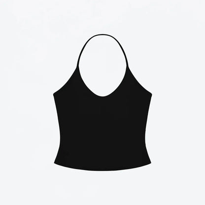 Womens Wide Shoulder Strap Tank Top Racerback Sports Vest High Stretch Slim Fit Basic Camisole Multi Color Casual Workout Wear