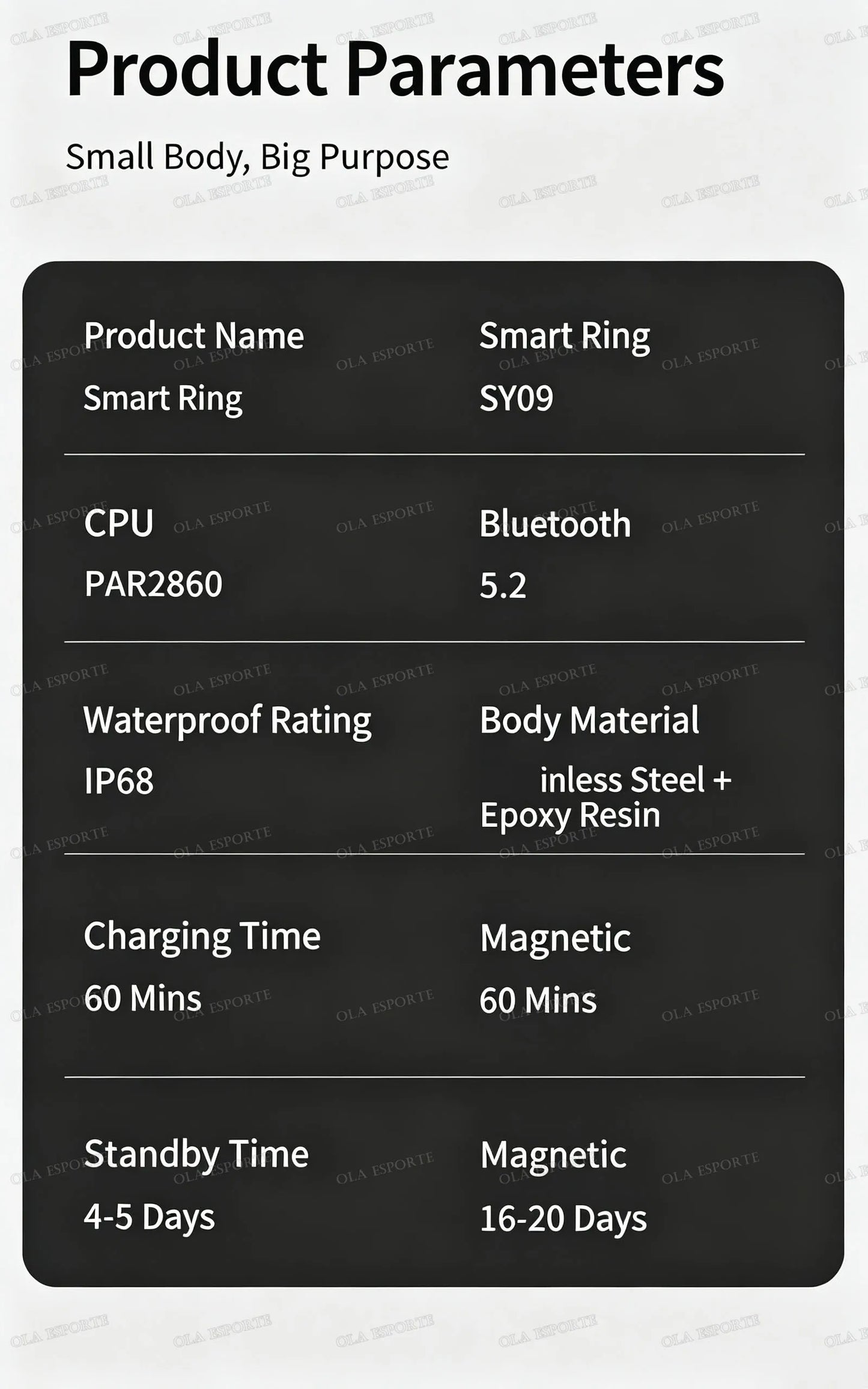 Smart Ring Video Controls,Sswipe up/down to turn pages,Music controls,Heart Rate Blood Oxygen Monitor,5ATM Waterproof Rings 2026