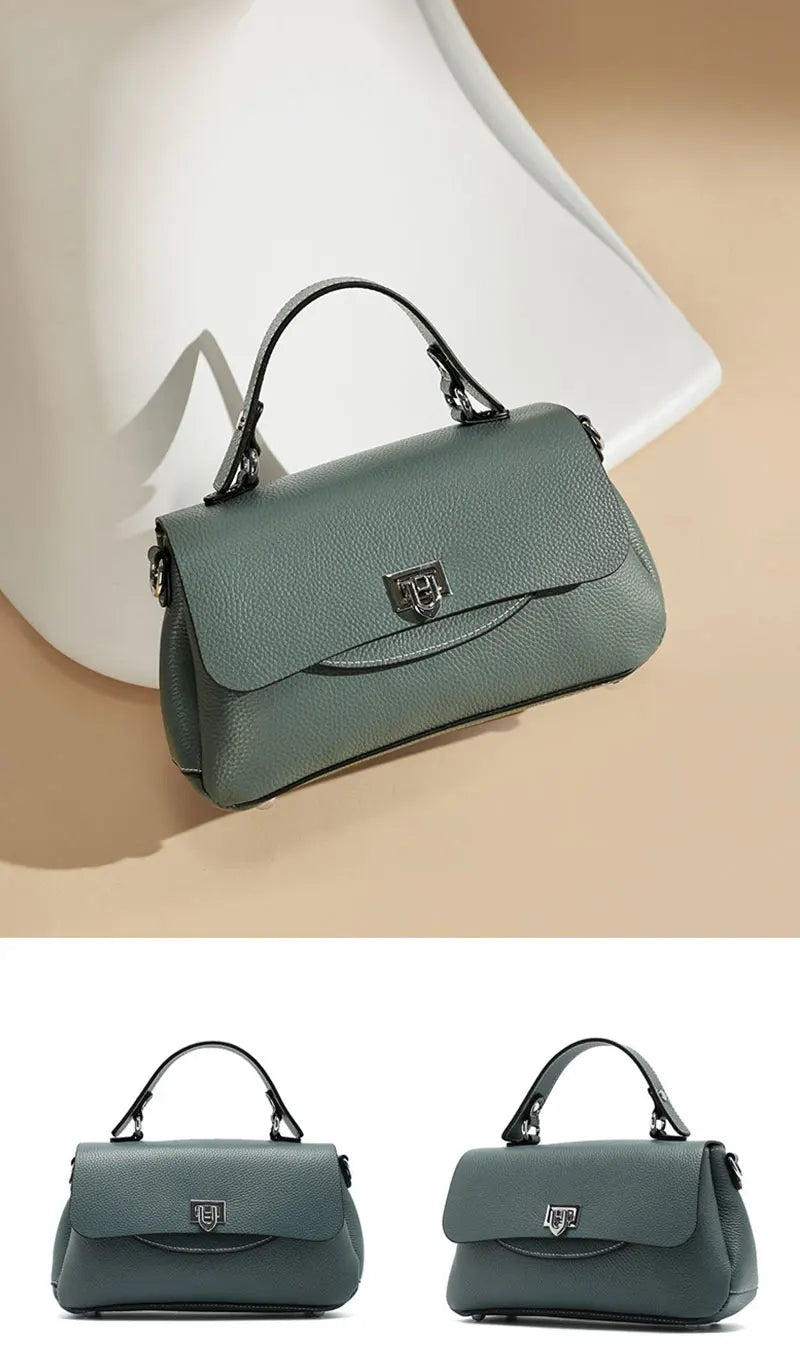 Genuine Leather Women's Bag Luxury Designer Crossbody Bags High Quality Cowhide Women Shoulder Bag Female Handbags M8863