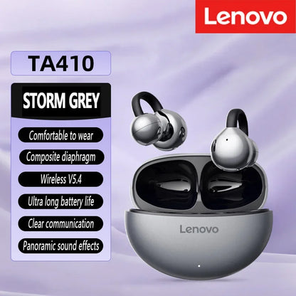Original Lenovo TA410 Bone Conduction Wireless Earphones OWS 5.4 Bluetooth Headphones Stereo Music Call Noise Cancelling Earbuds