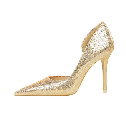 BIGTREE Shoes Sequin Cloth Women Pumps Fashion Wedding Shoes Luxury High Heels Women Shoes Stilettos Heels Sexy Party Shoes 2026