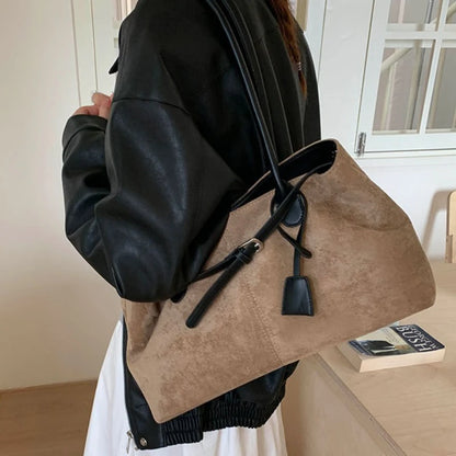 Women's PU Leather Shoulder Bag 2026 Winter New Fashion Retro Underarm Bag Luxury Brand Designer Handbags and Purses Tote Bags