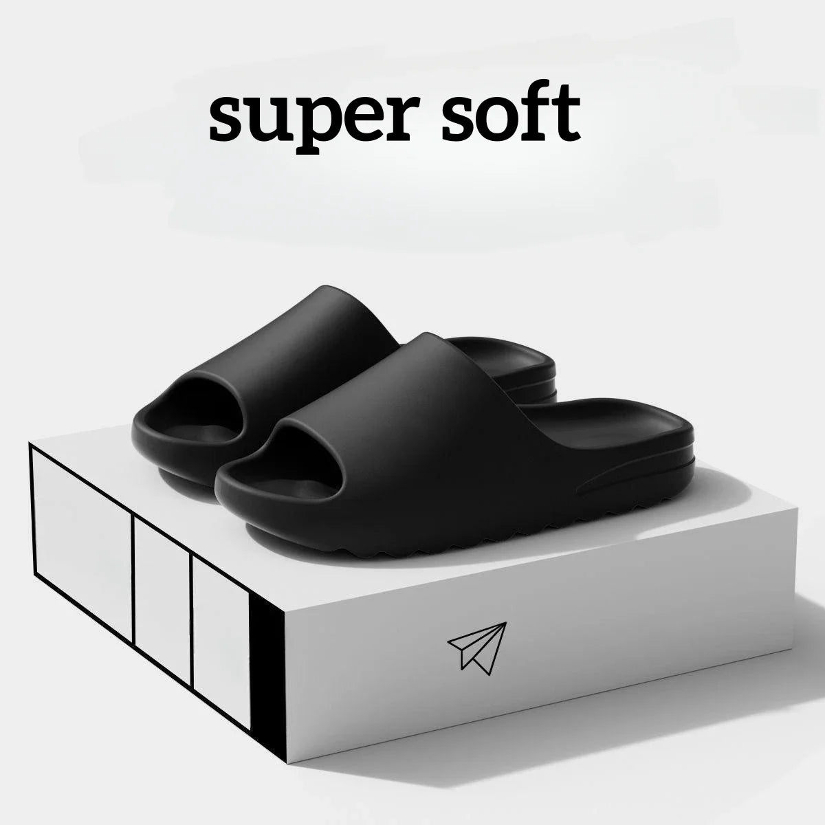 Brand High Quality Super Soft EVA Sole Summer Slippers for Men Bathroom Slippers Home Slides Couple Beach  Male Slipper