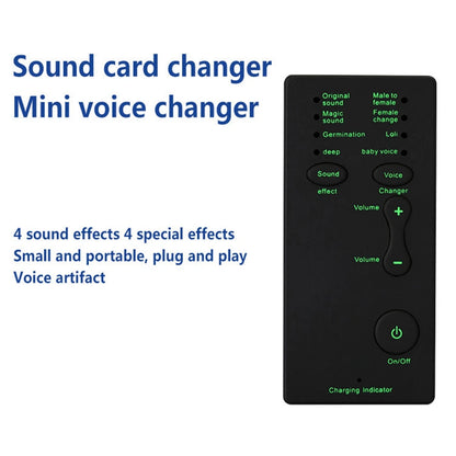 ABAN Voice Changer Handheld Microphone Voice Changer Sound Effects Machine for Kids for Friends