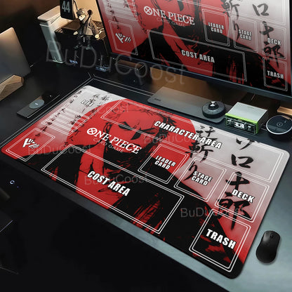One Piece Zoro Luffy Card Battle Mat Opcg Single Player Board Game Card Battle Cards Pad 60X35cm Playmat PC Extended Mousepad