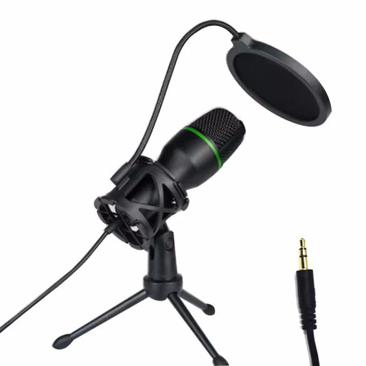 Condenser Microphone USB Wired For PC Laptop Computer Professional Gaming Accessories Kit Gamer Sound Live Streaming Podcast RGB