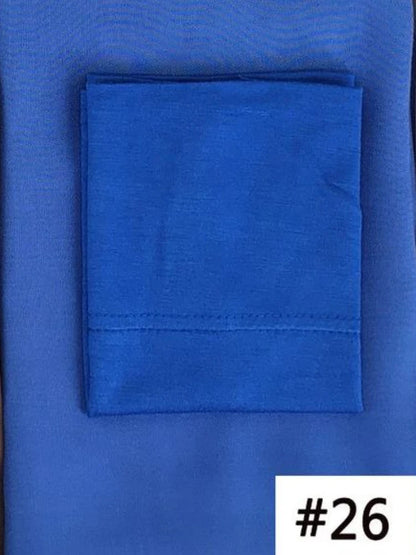84colors Modal Hijab with Modal Undercap Set Basic Stretchy Pullover Headscarf Thin Breathable Sunscreen Head Wrap Hijabs Scarf