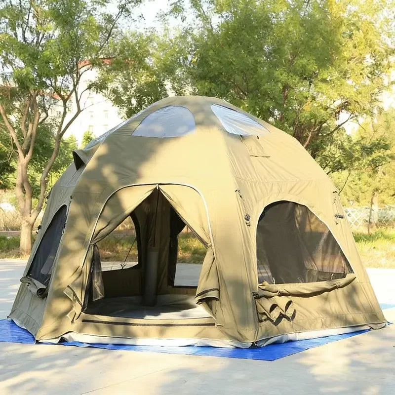 Outdoor Tent Inflatable Glamping Air Waterproof Geodesic Dome Camping Tent Tente Gonflable Pop up Marquee Luxury Hot Tent