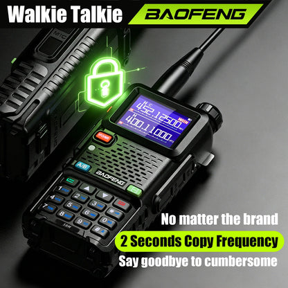 Baofeng UV5RM Walkie-Talkie, New Model, High-Power, Baofeng Radio, Car-Mounted Handheld Transceiver, Perfect for Fleet and Self-