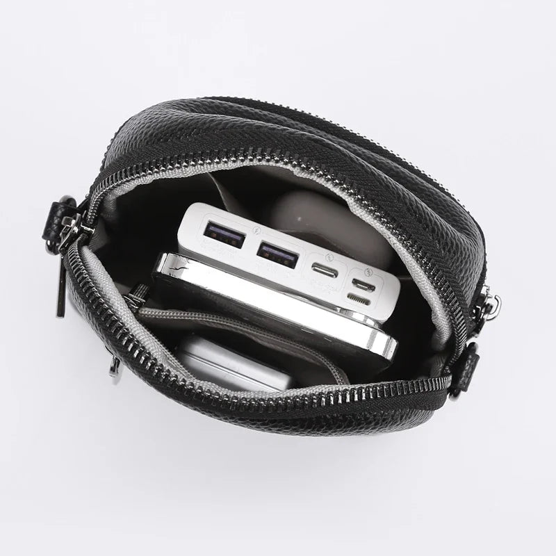 100% Genuine Cow Leather Luxury Handbags Women Bags Designer Ladies Crossbody Shoulder Bags for Women Top Quality Sac A Main New